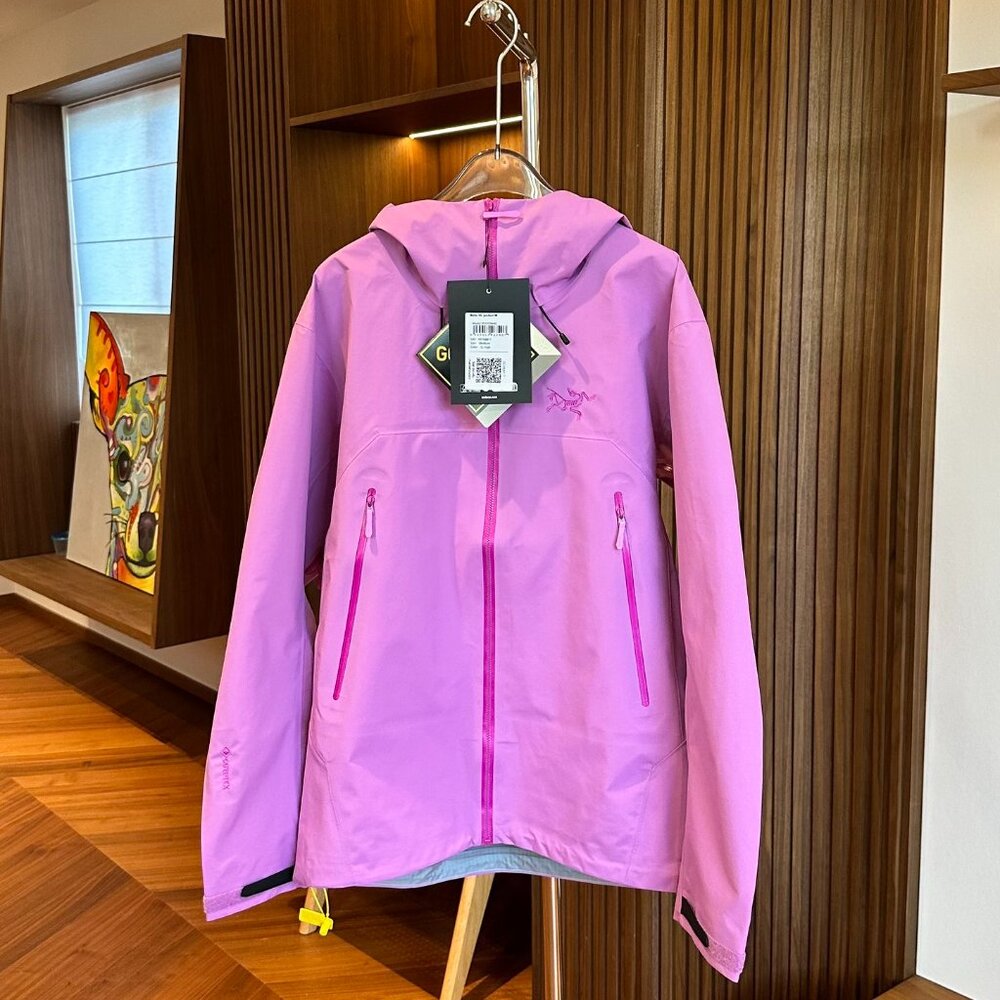 Rose-red Arc'teryx Durable Waterproof Jacket/Ski Suit